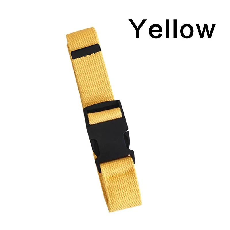 1PC Outdoors Casual Accessory Harajuku Canvas Belt Waist Belts Plastic Buckle Nylon Waistband