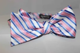 American Stripe - Nautical Blue/Pink