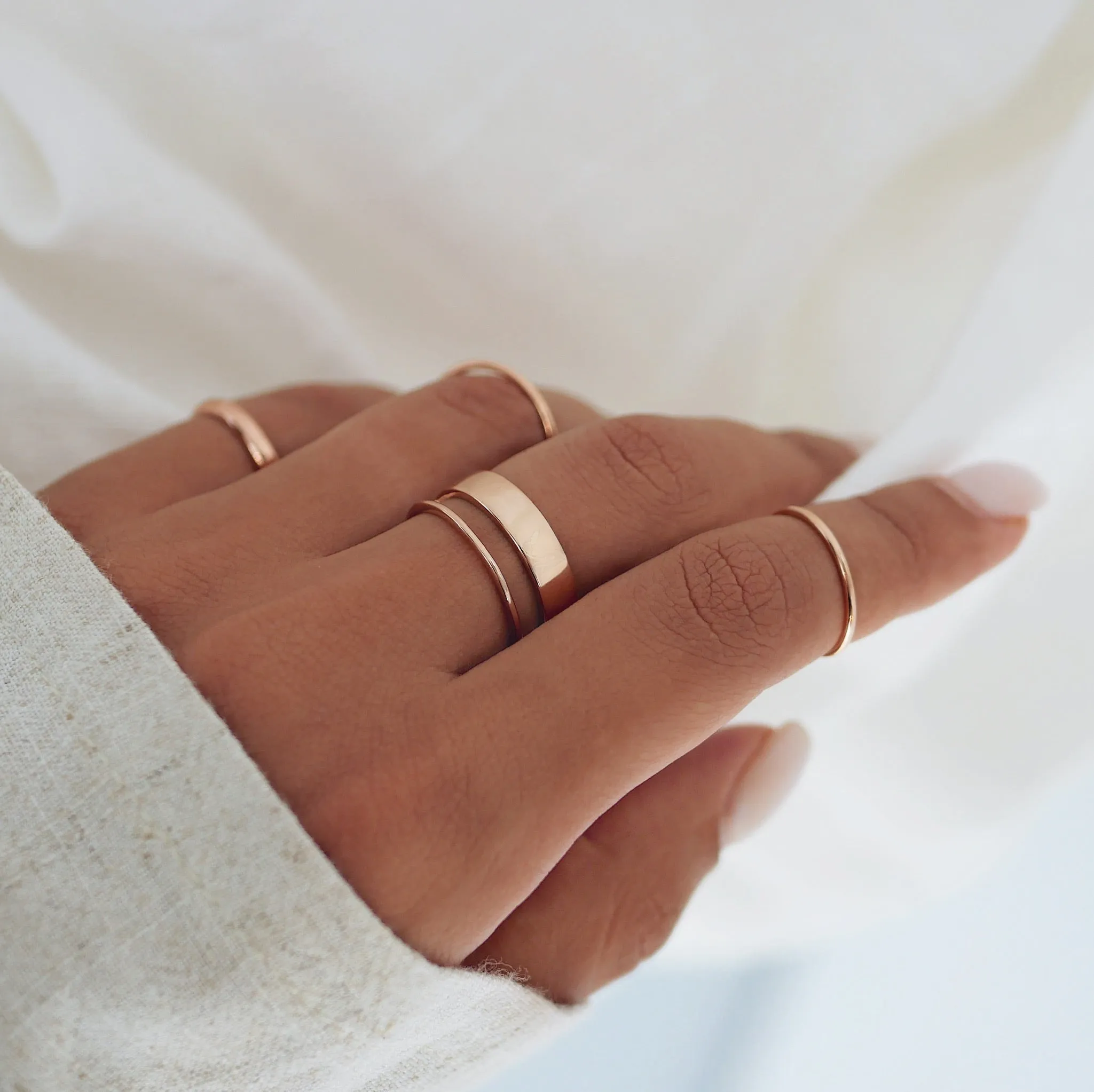 Archie Ring Rose Gold