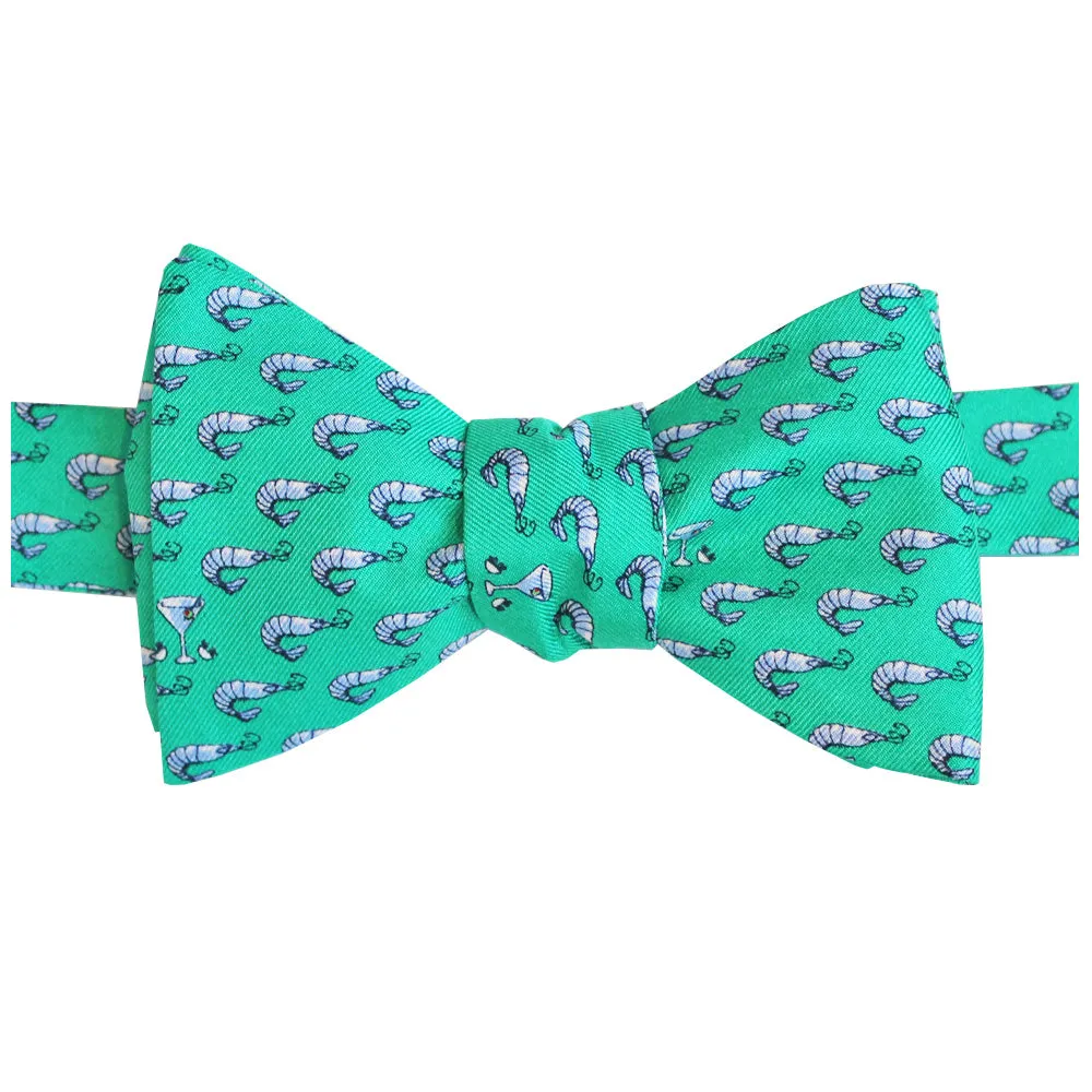 Audubon Green Shrimp Cocktail Bow Tie