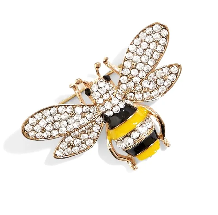 Bee-utiful Jewelled Bee Pin