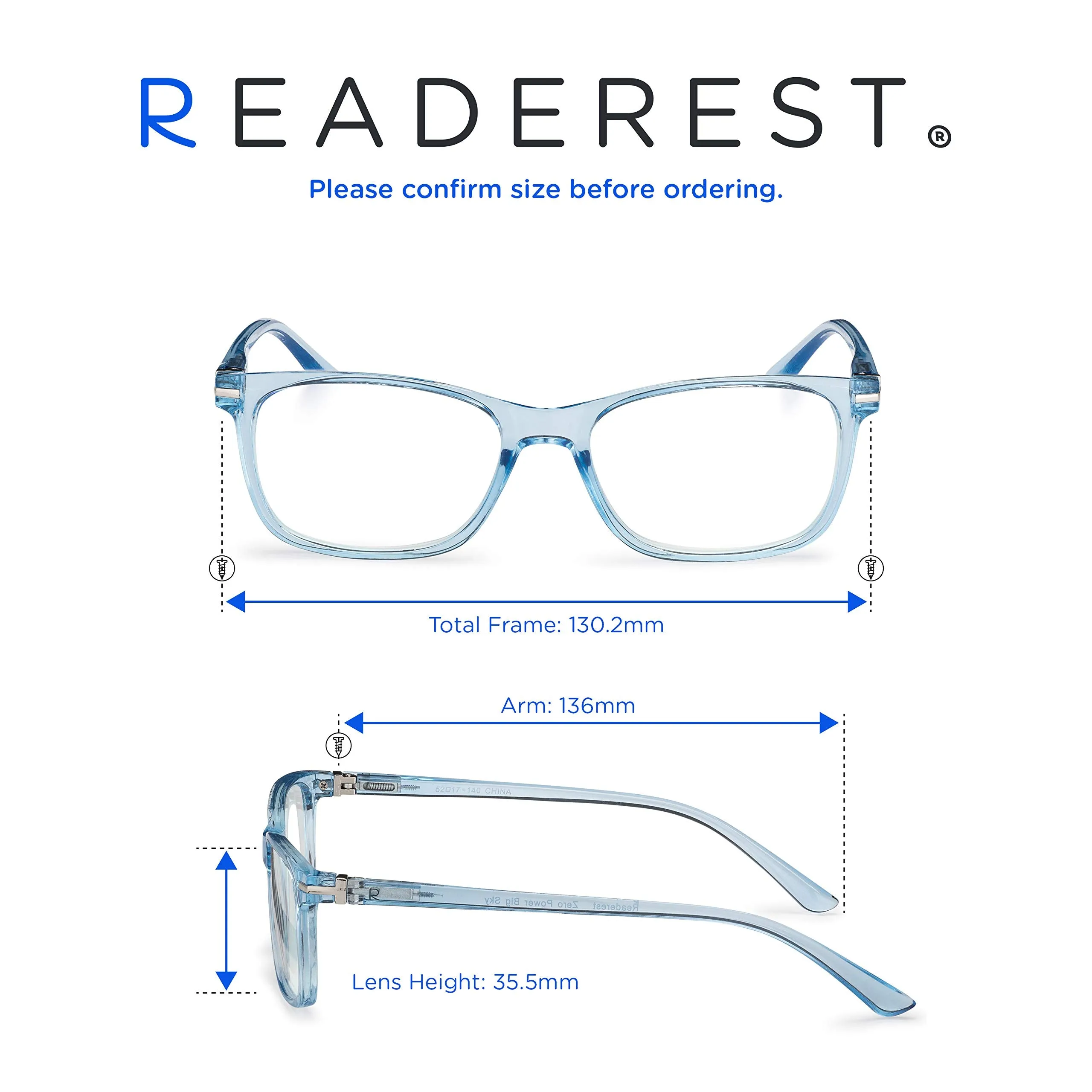 Blue-Light-Blocking-Reading-Glasses-Light-Blue-1-50-Magnification-Computer-Glasses