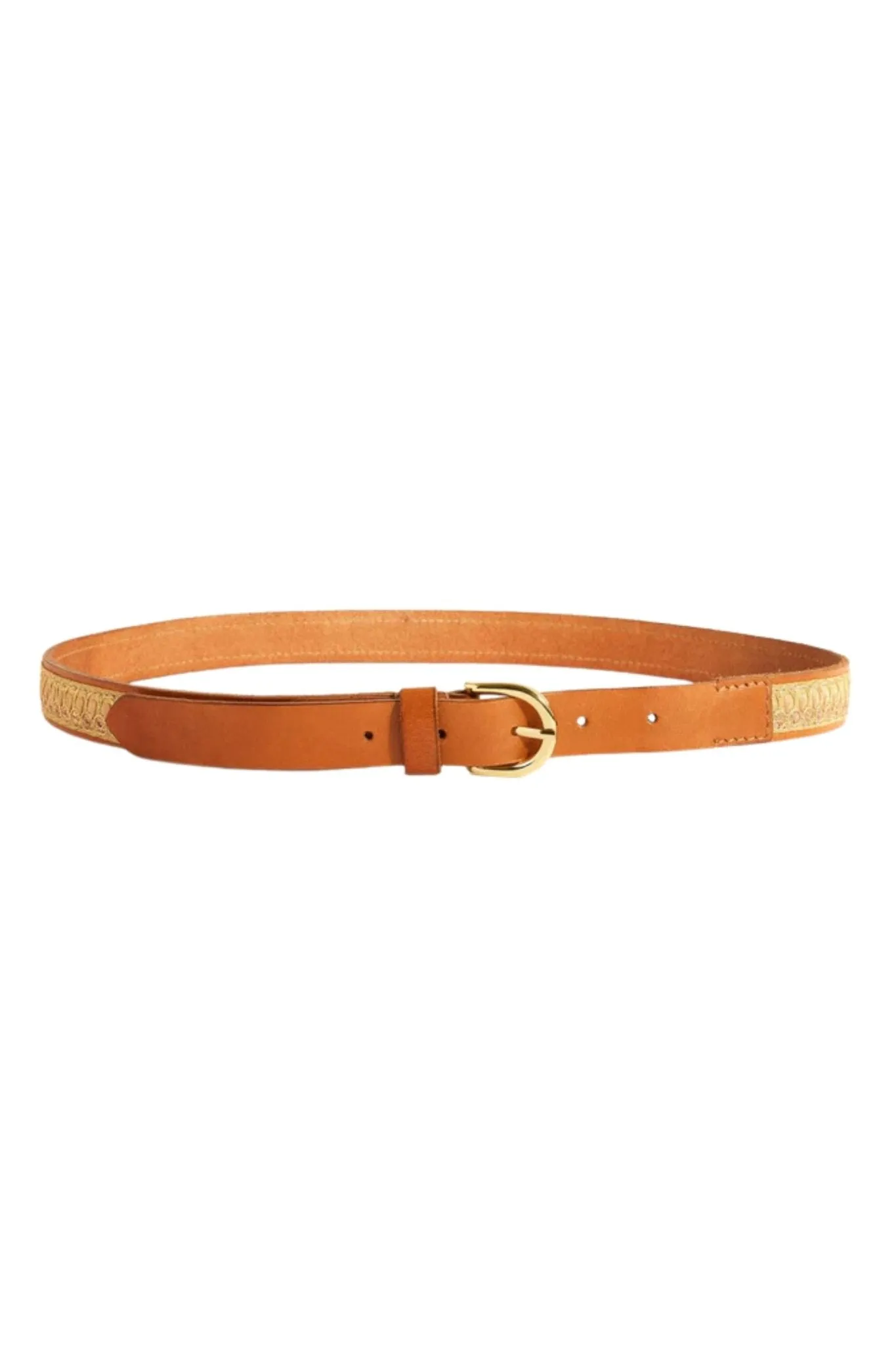 BOBBY LEATHER BELT EMBOSSED - CB25T/G