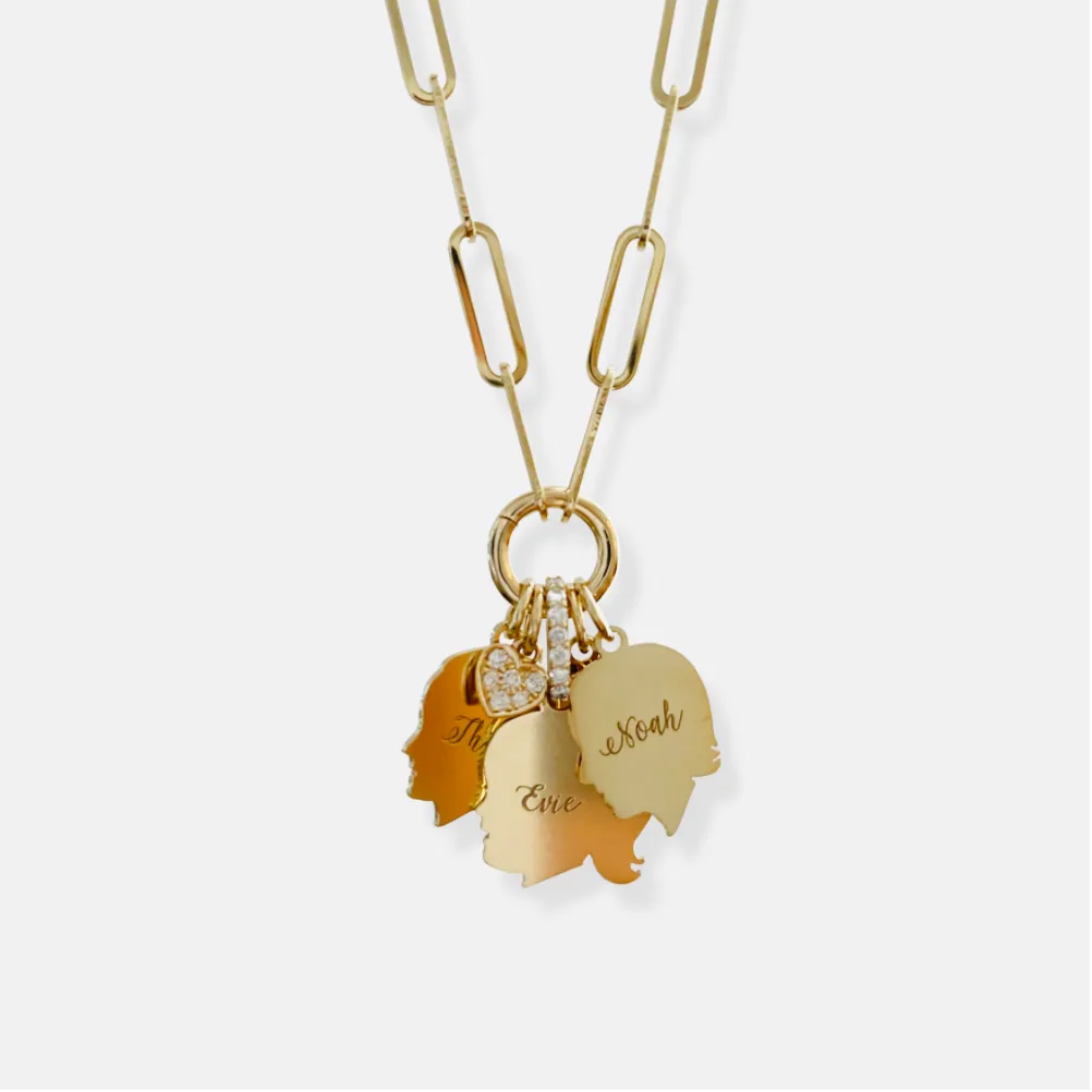 Build Your Own 14K Gold Heirloom Charm Necklace