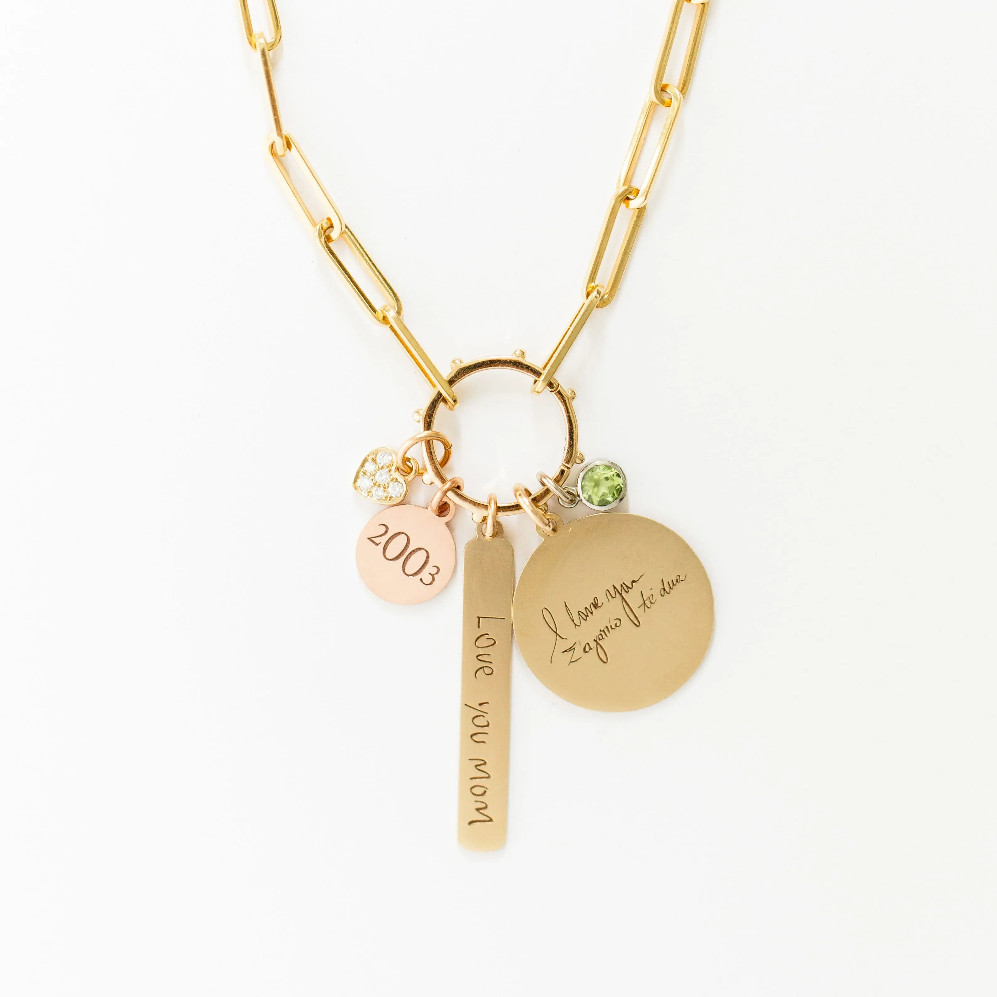 Build Your Own 14K Gold Heirloom Charm Necklace