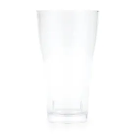 Bulk Clear 14 oz Plastic Pilsner Glasses (24 per Case)