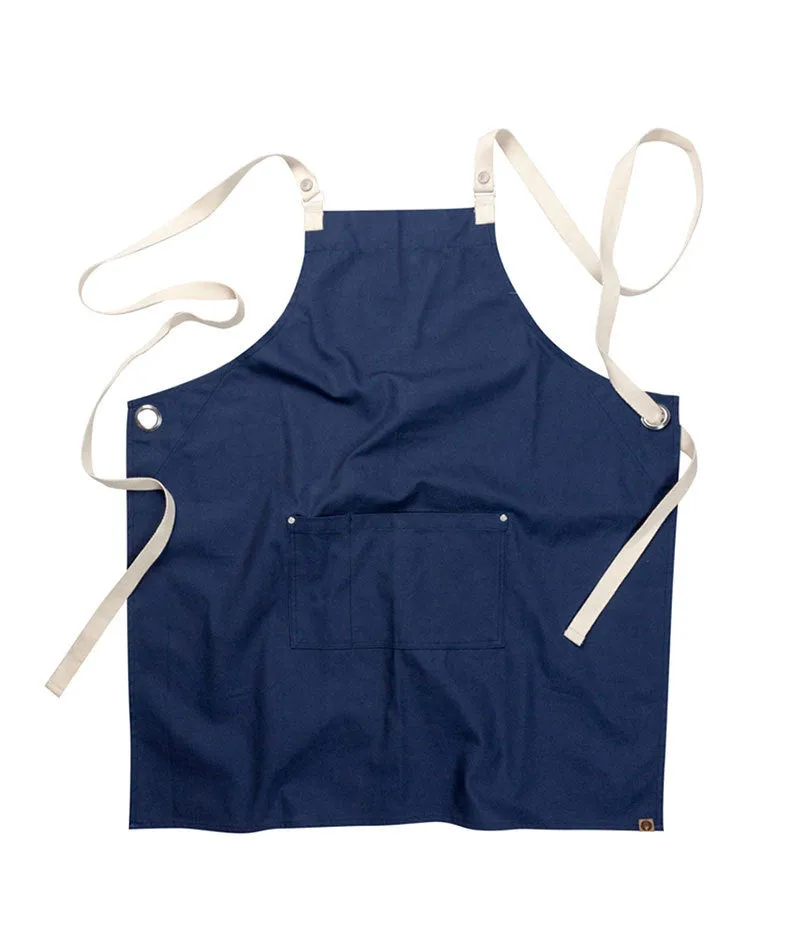 Byron Canvas Cross Over Back Bib Apron