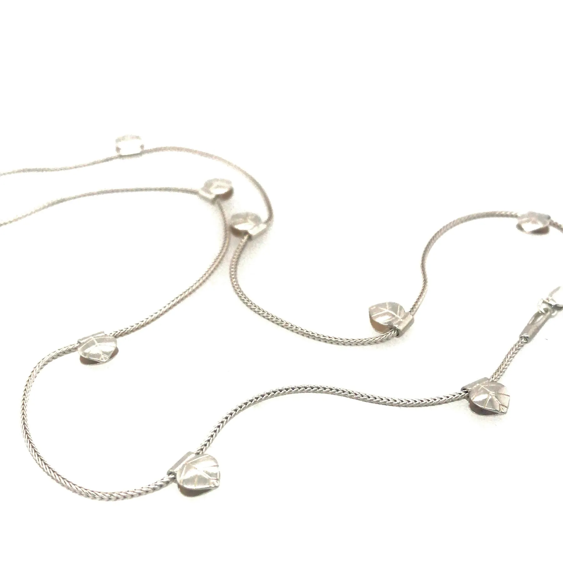 Camelia | 18" Sterling Silver Necklace by Michaud Michaud