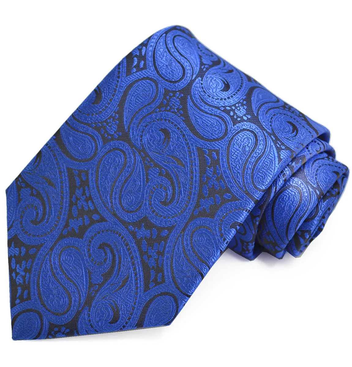 Classic Royal Blue Paisley Necktie