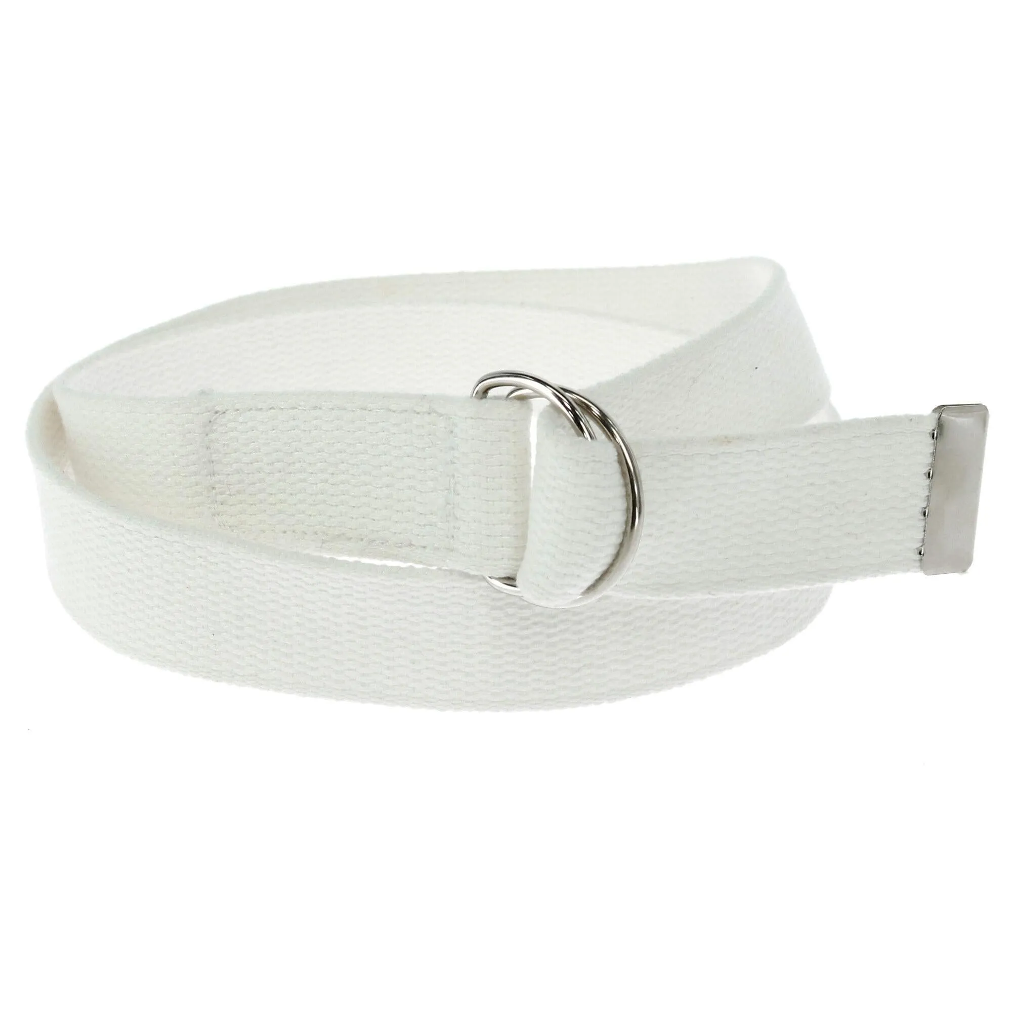 CTM® Cotton Web Belt with D Ring Buckle