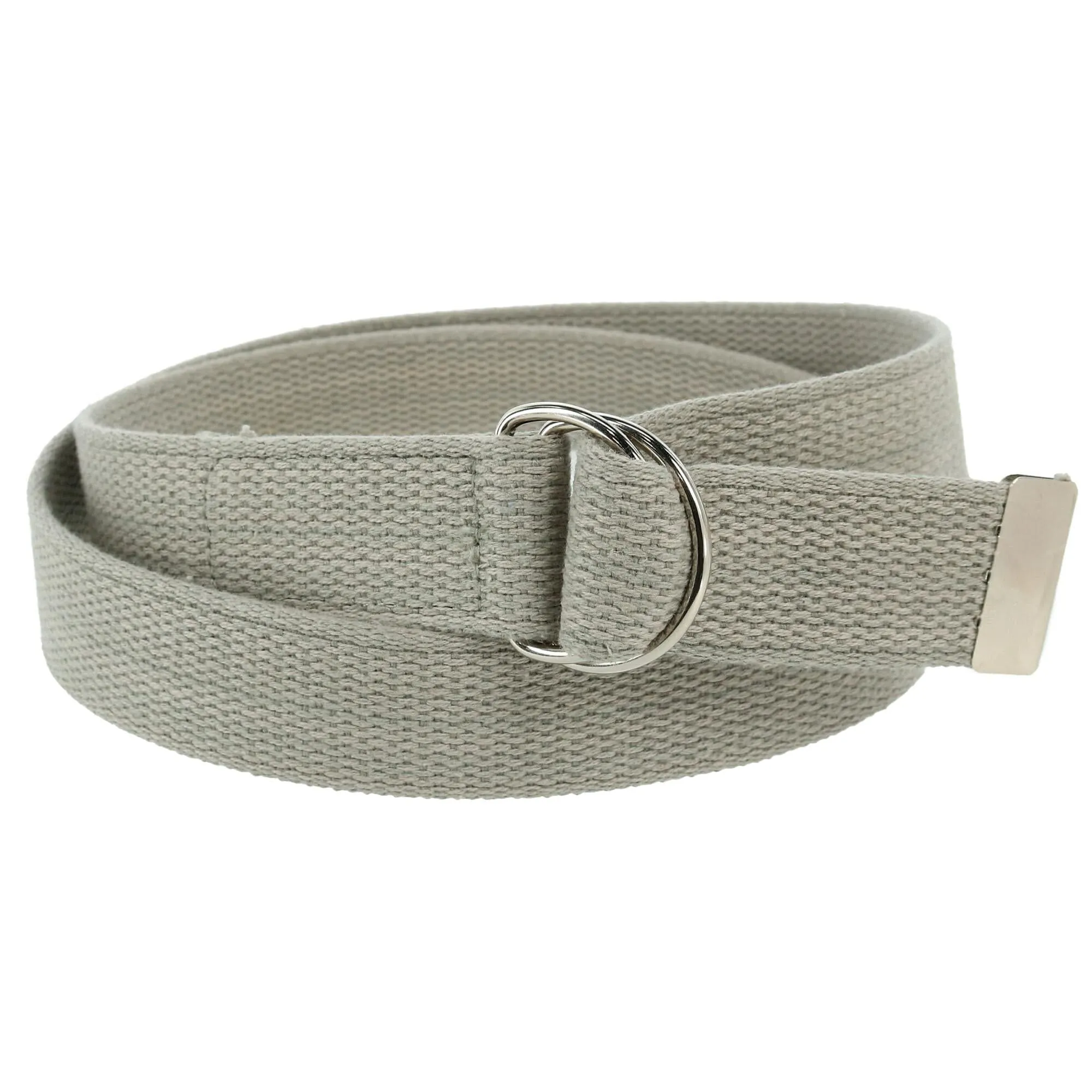 CTM® Cotton Web Belt with D Ring Buckle