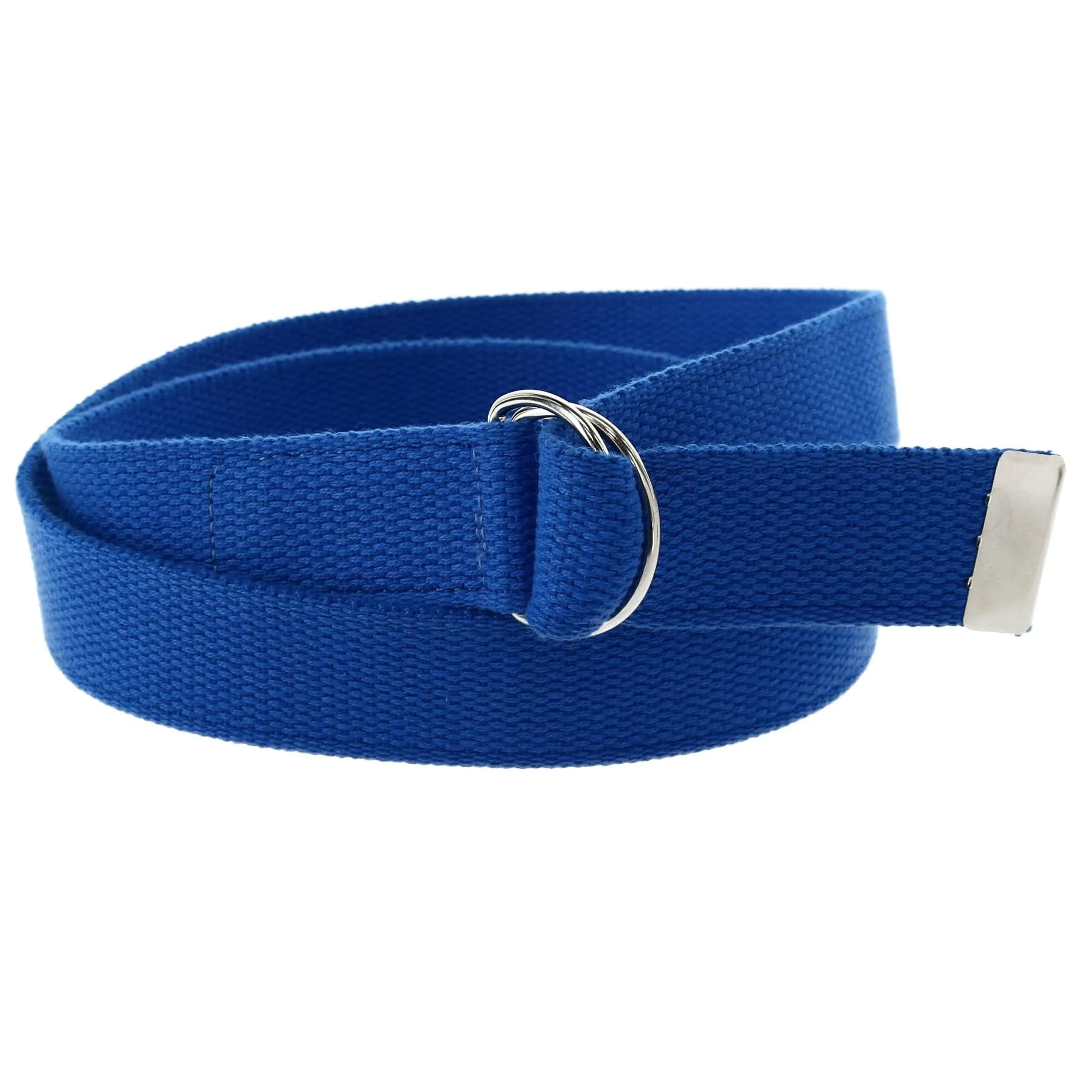 CTM® Cotton Web Belt with D Ring Buckle