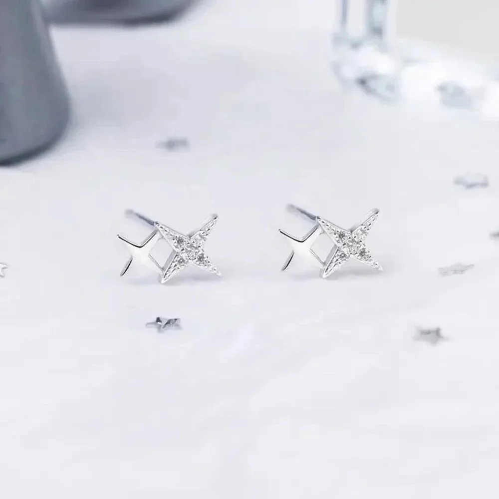 Double Star Fashion Earrings