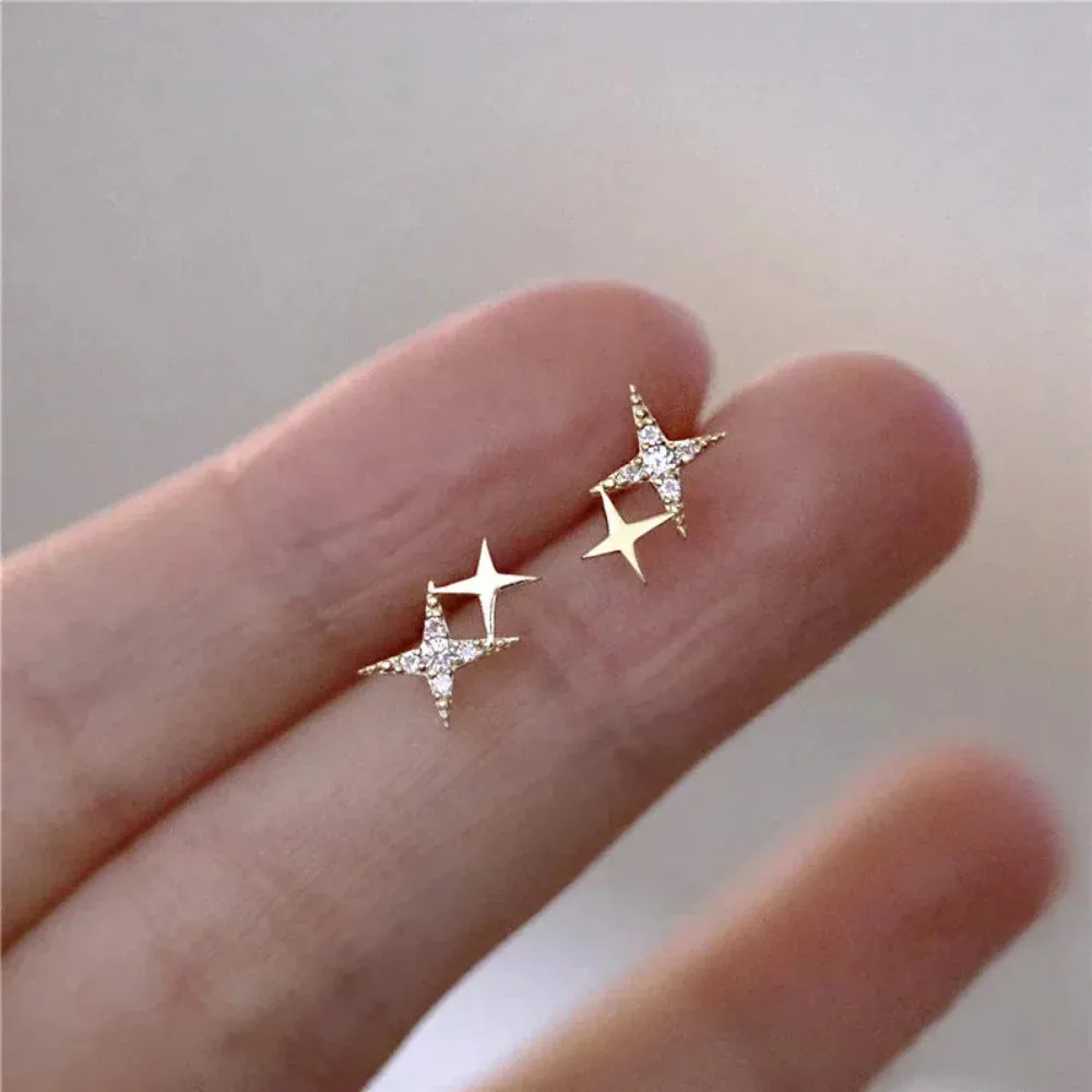 Double Star Fashion Earrings