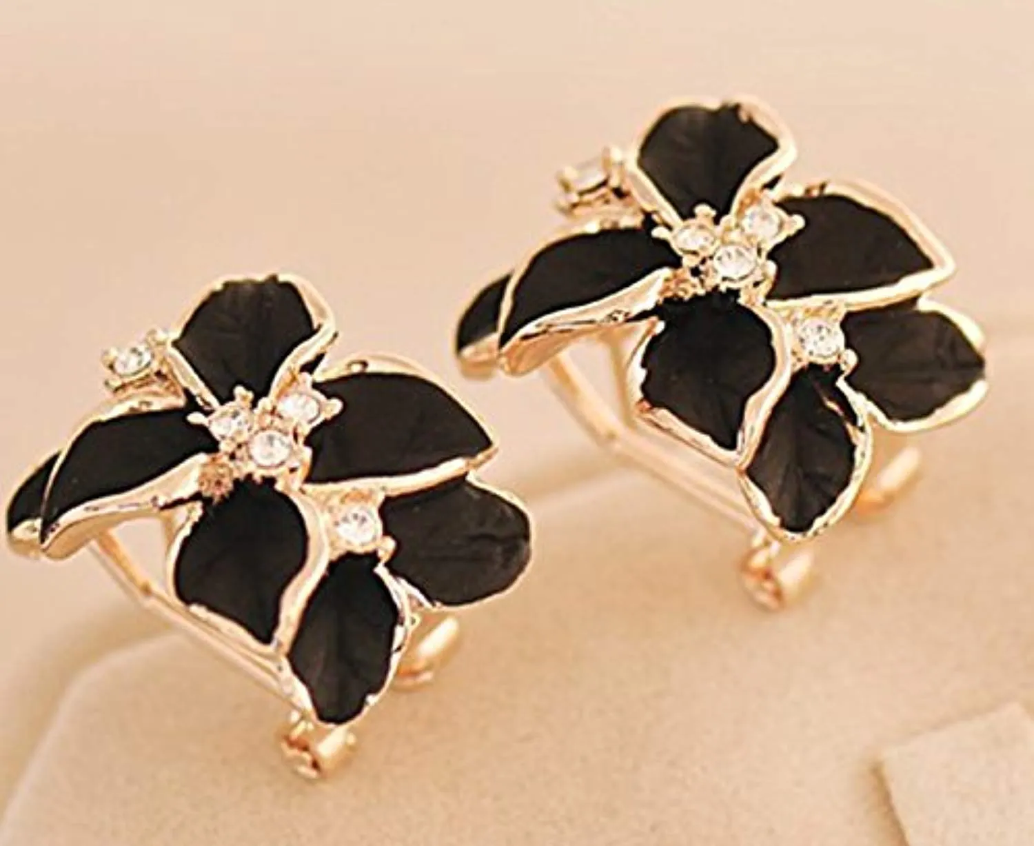 Electomania Black Metal Summer Special Fancy Earrings for Girls and Women