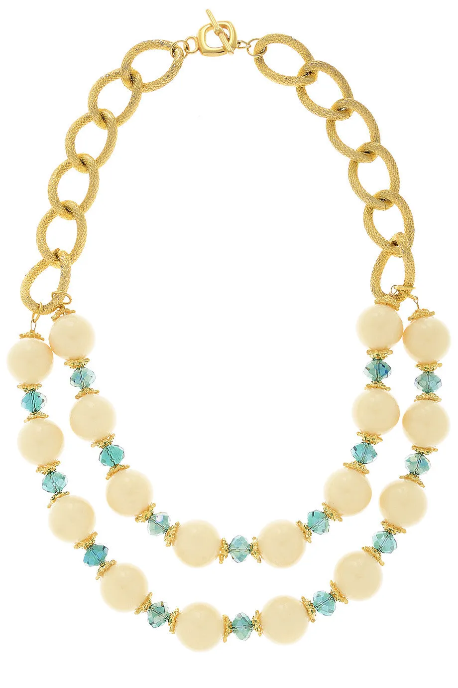 FABIO TOSI MARTINA Glossy Beads Necklace