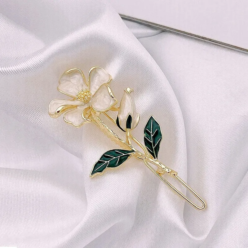 Fancy Lily Flower Hair Clips