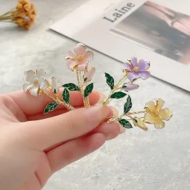 Fancy Lily Flower Hair Clips