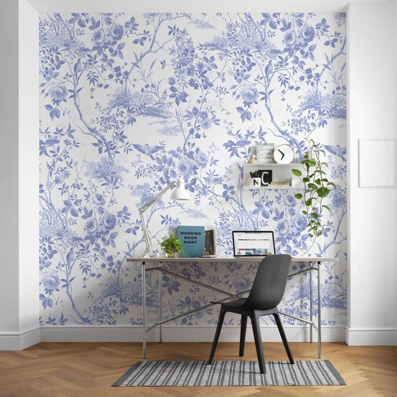 Graceful Blooms Mural Wallpaper