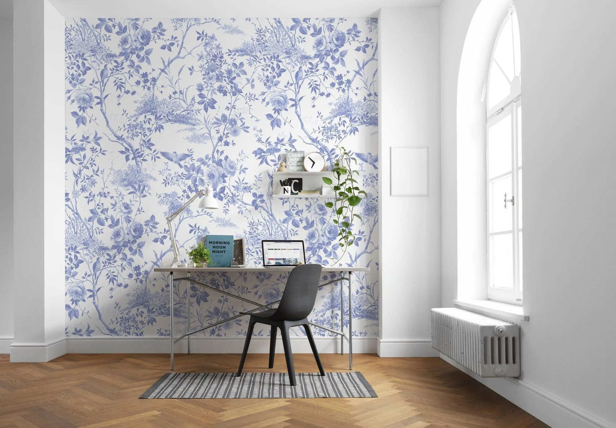 Graceful Blooms Mural Wallpaper