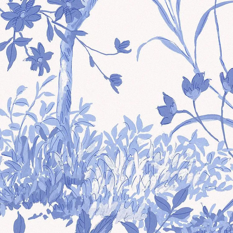 Graceful Blooms Mural Wallpaper