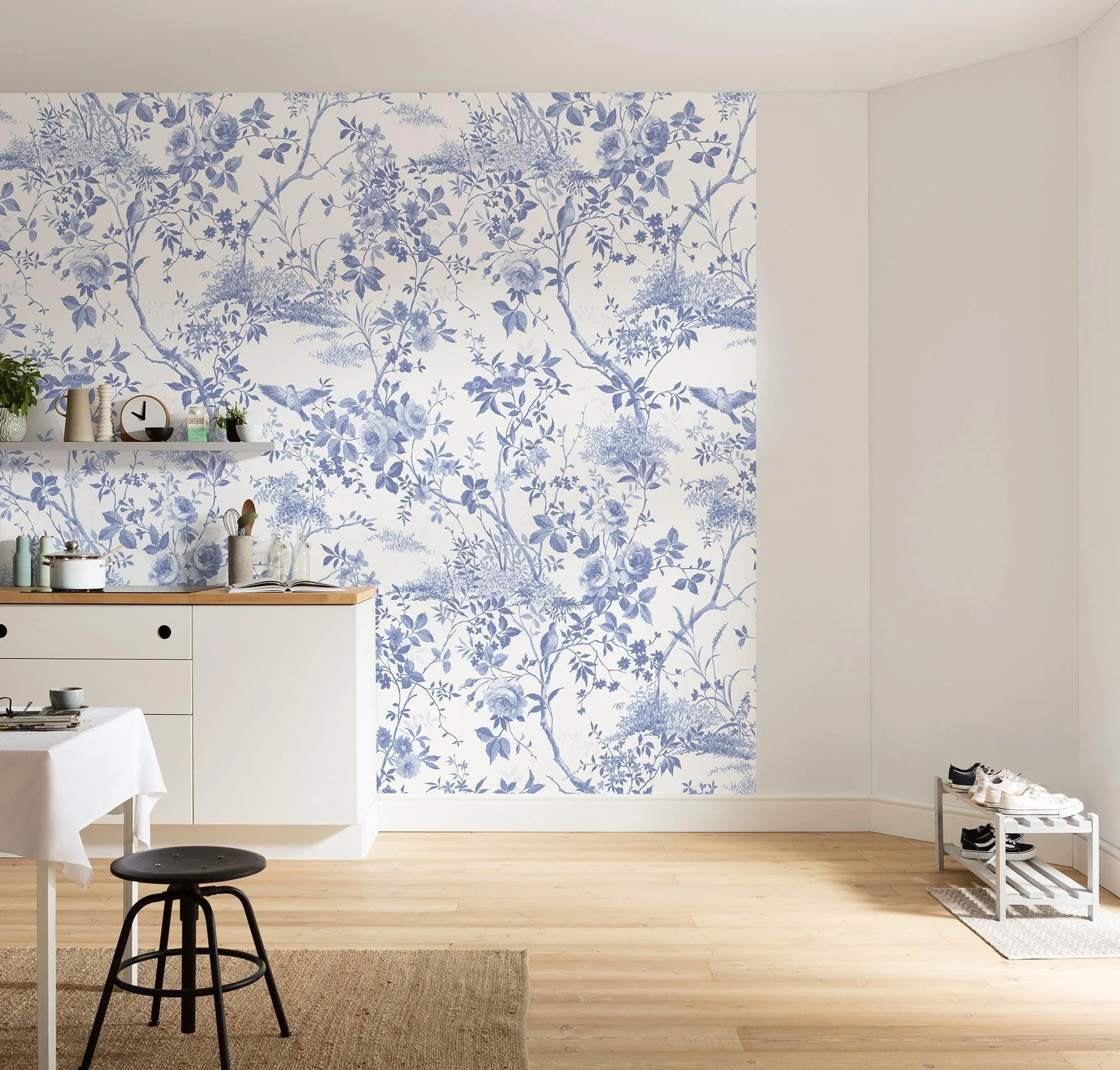 Graceful Blooms Mural Wallpaper