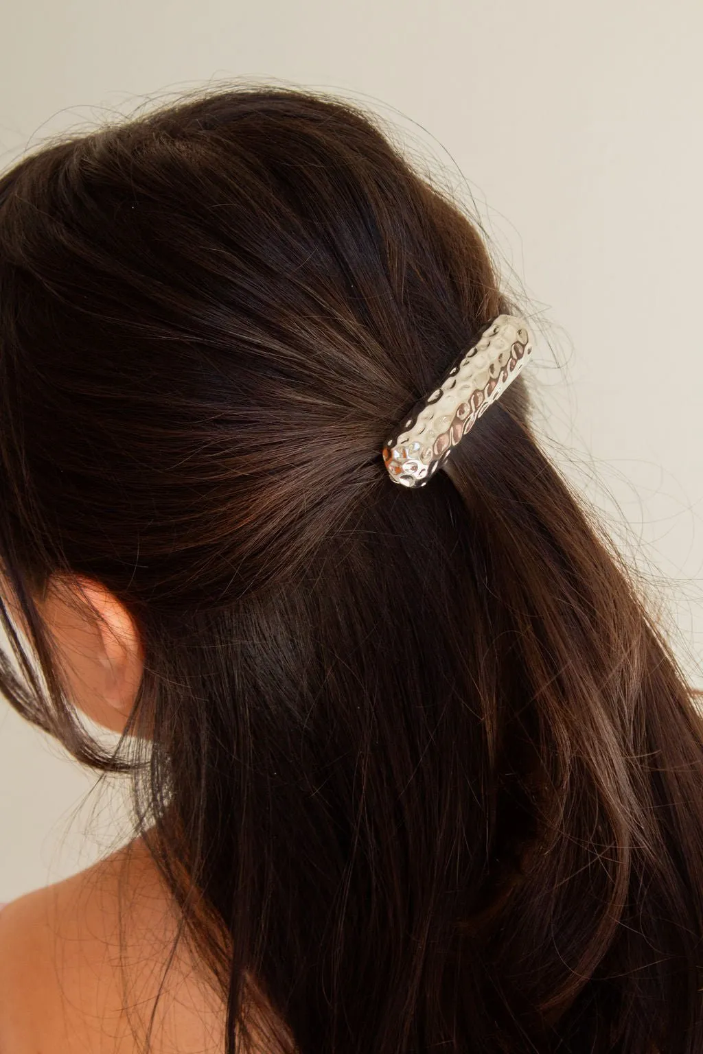 Hammered Barrette