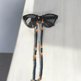 Handmade glasses  chain ( navy blue)