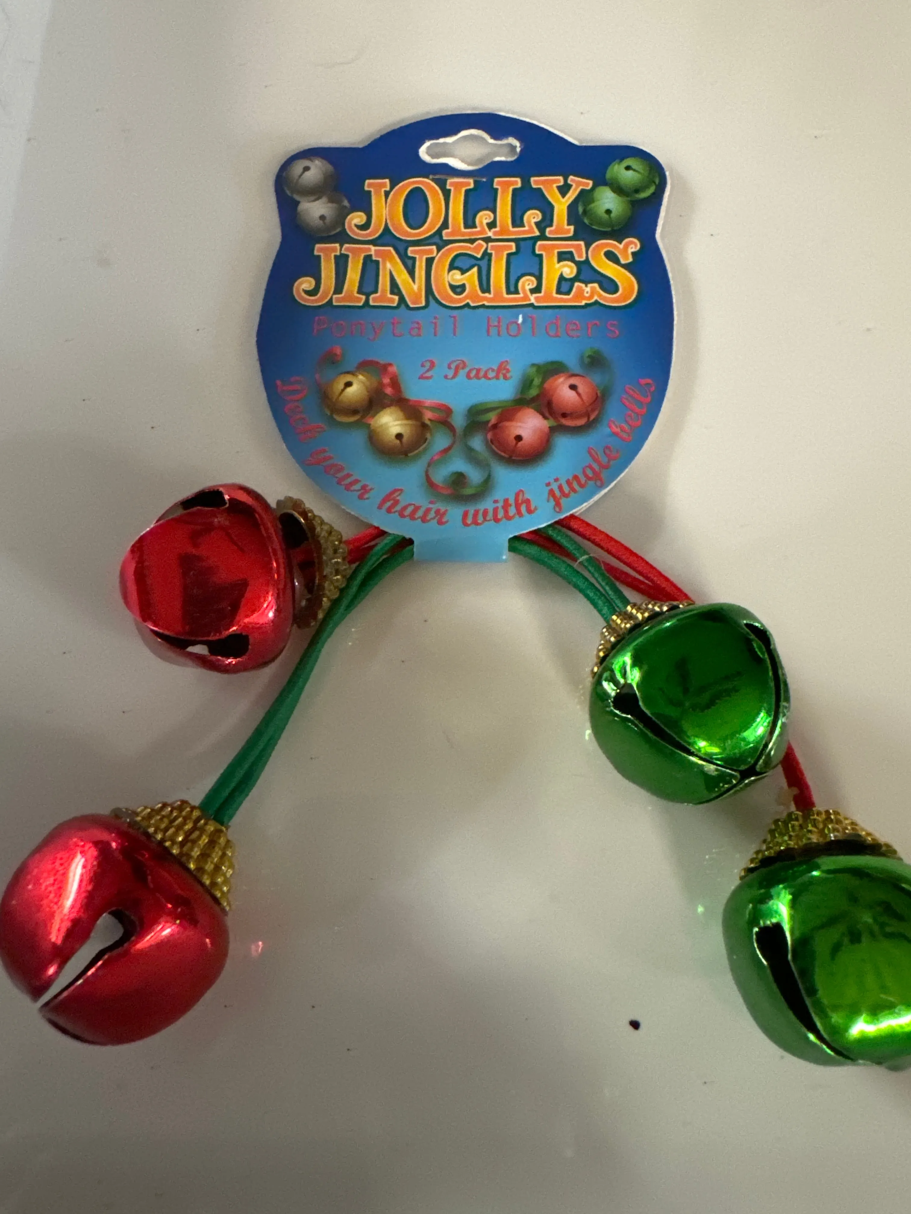 Jolly jingles : jingle bell hair ties