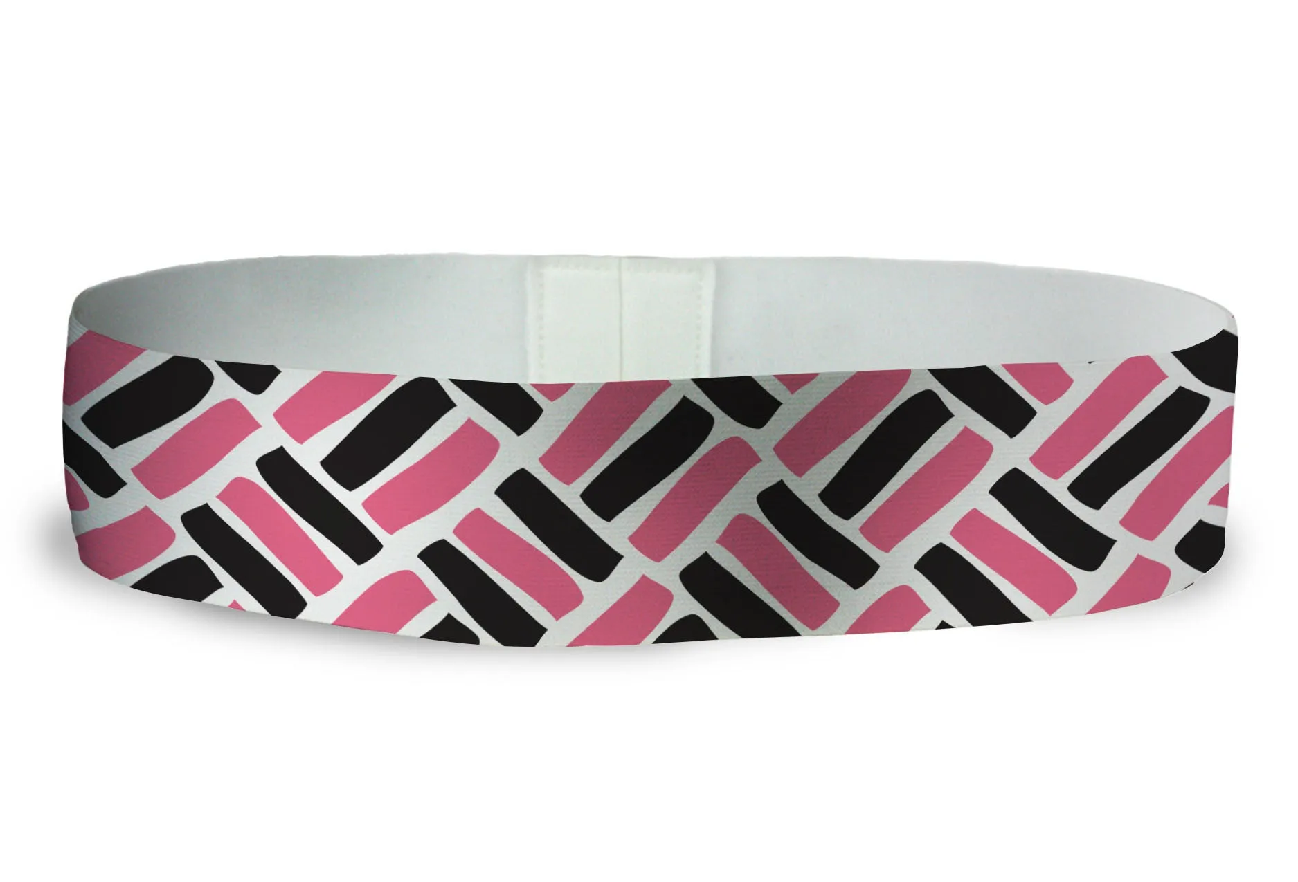 Loopty Loop Woven Pink Black