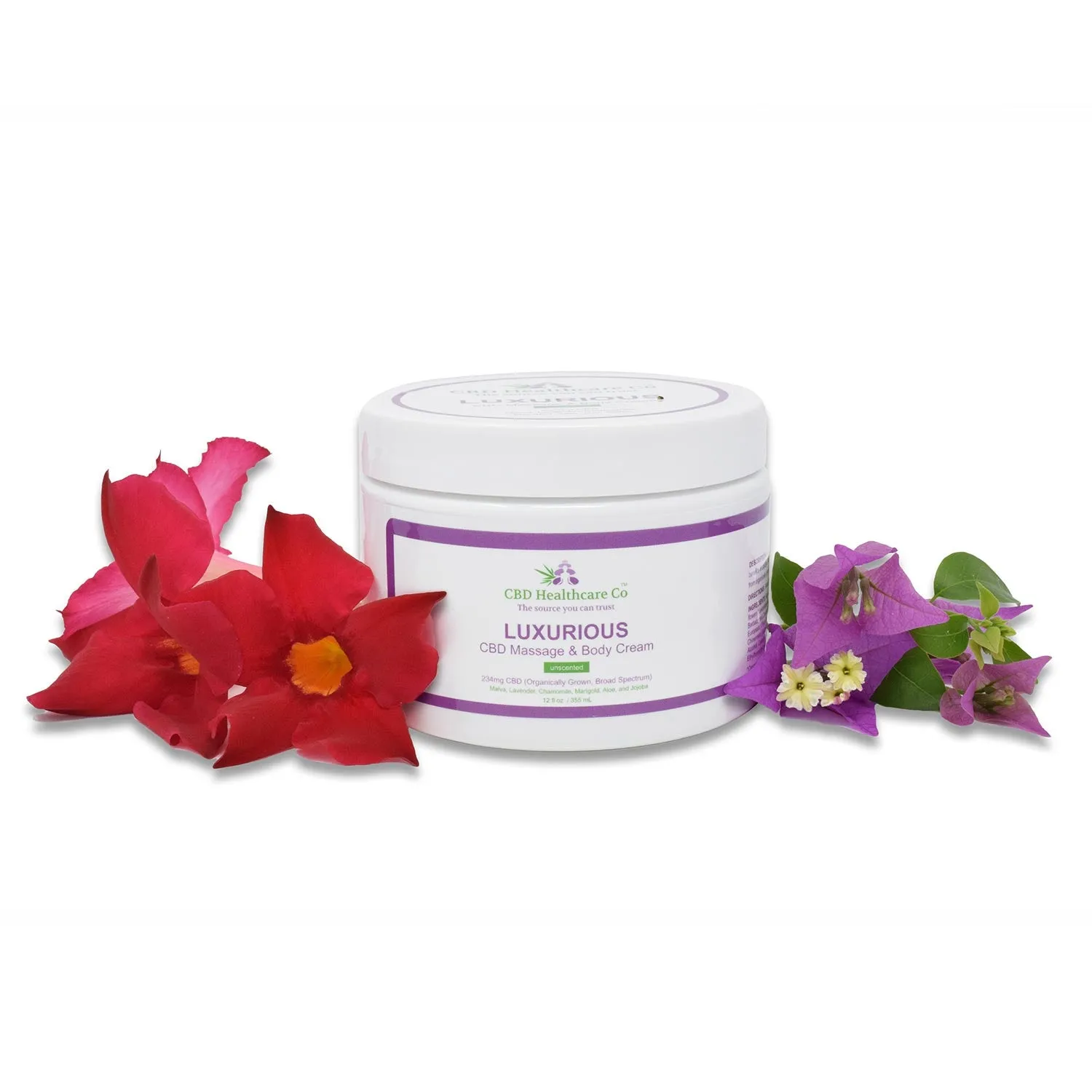 Luxurious CBD Massage & Body Cream