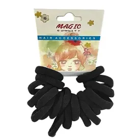 Magic Quality Kids Hair Bobbles - Black - 20 pcs