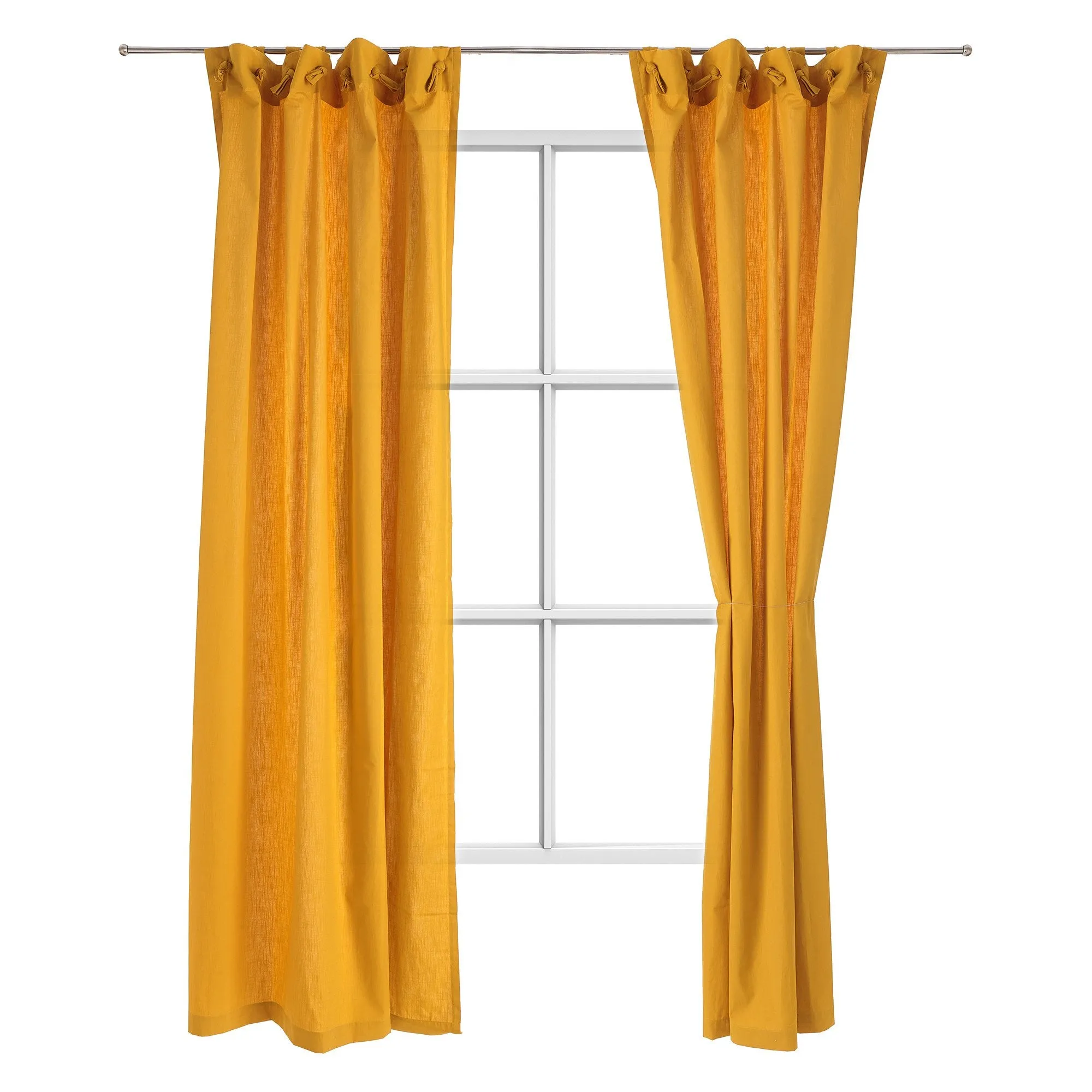 Maninho cotton curtain [Mustard]