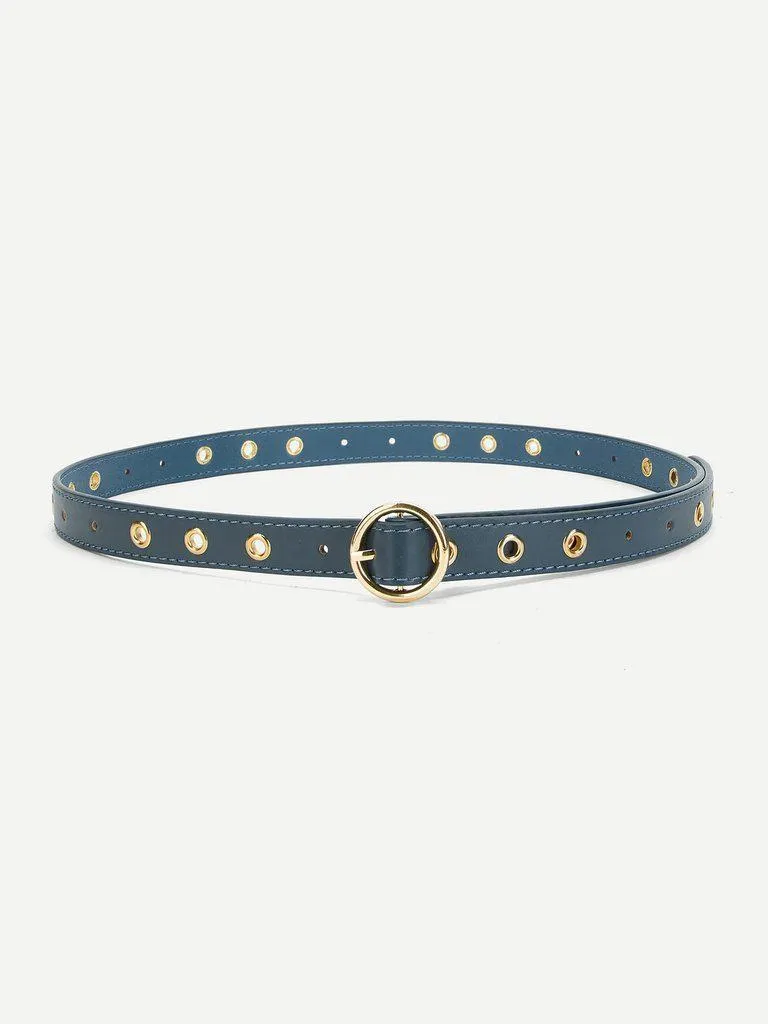 Metal Eyelet Belt