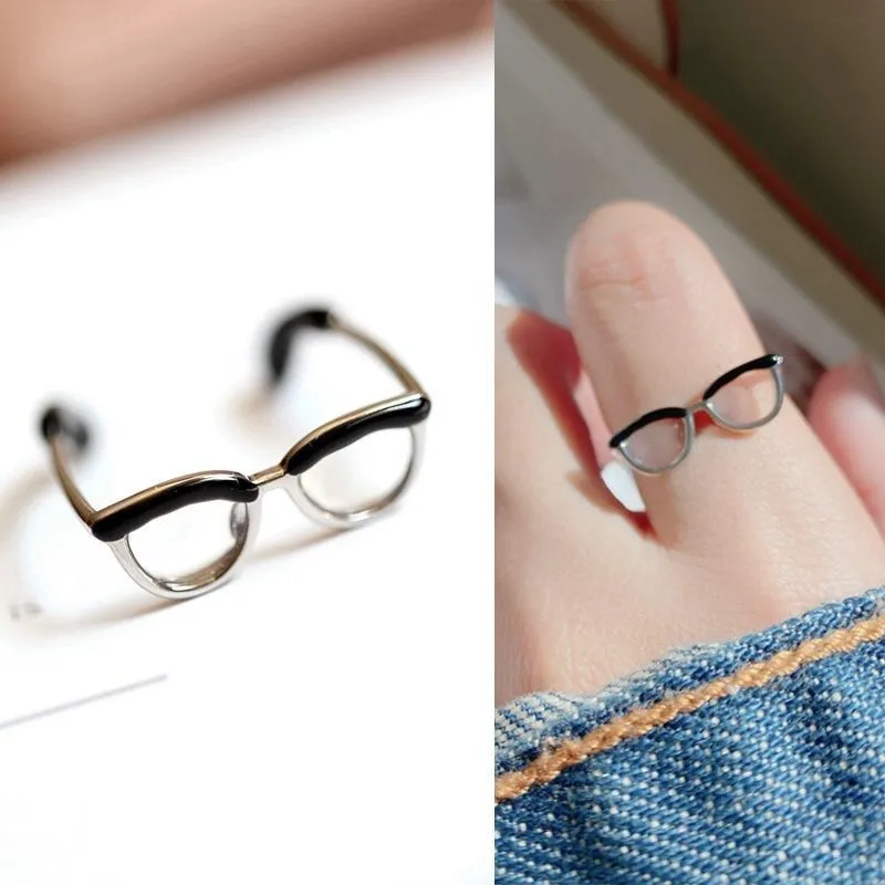 Minimalist Unique Mini Glasses Ring