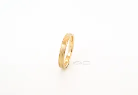 Organically you 3mm gold stacker