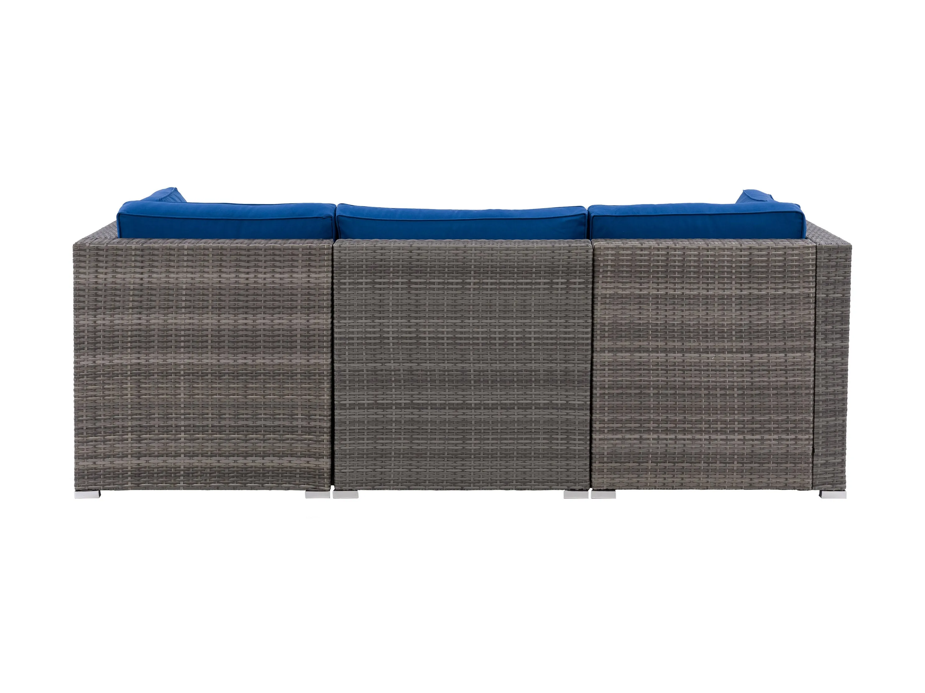 Outdoor Wicker Sofa, 3pc