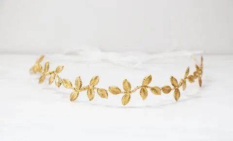 Petite Gold Leaf Crown