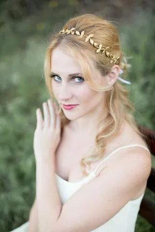 Petite Gold Leaf Crown