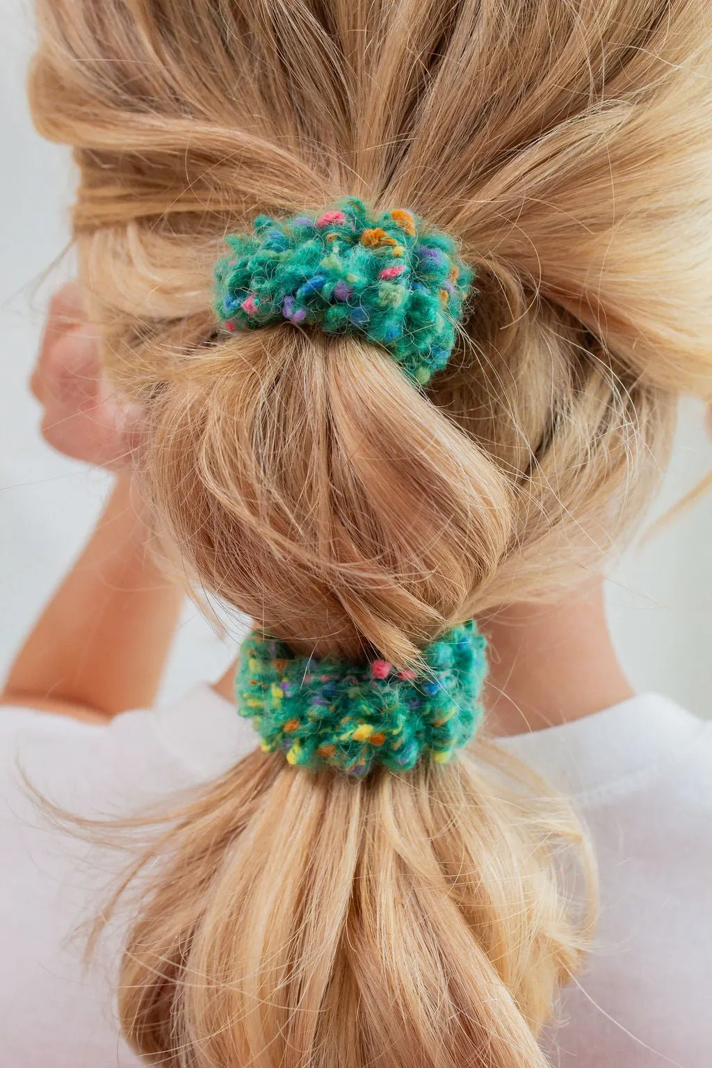 Pom Pom Hair Tie 3-Pack