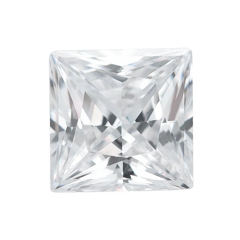 Premium Princess Cut Loose Moissanite Gemstone