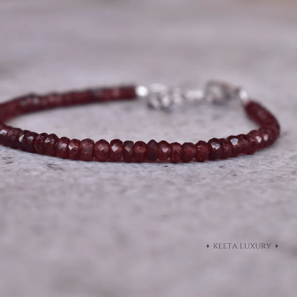 Red Cleopatra - Garnet Bracelets