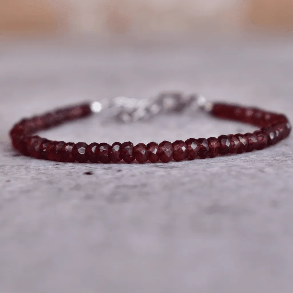 Red Cleopatra - Garnet Bracelets