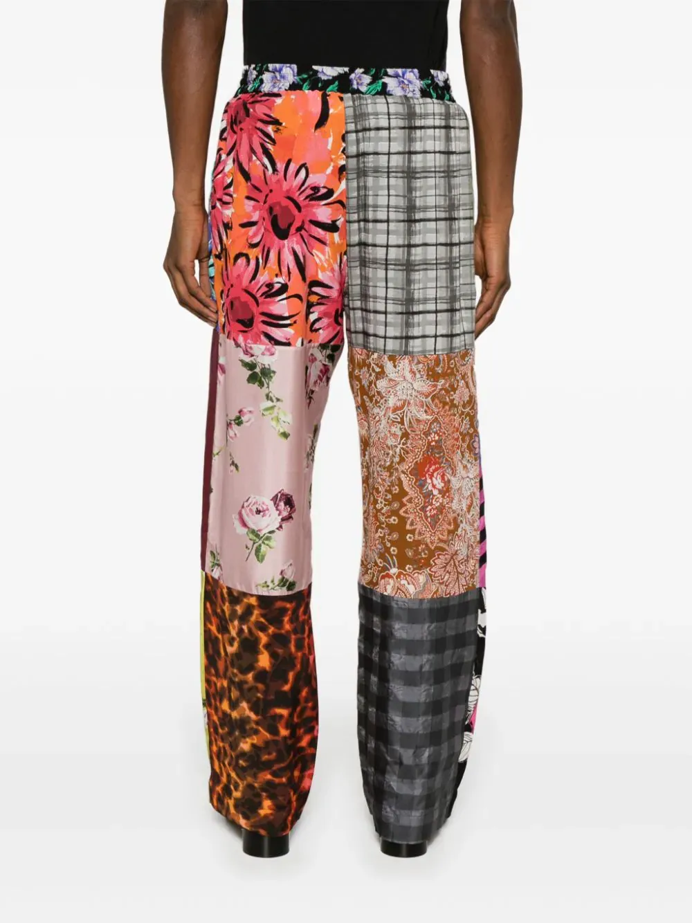 Regenerated Silk Scarves Pants