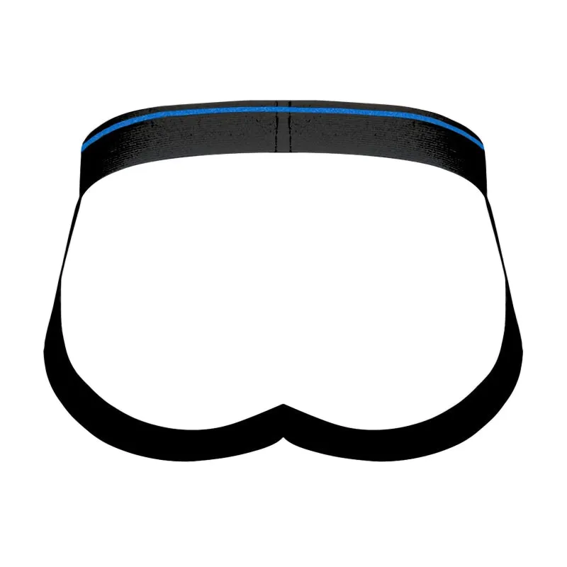 Retro Sport Panel Jock - L/ XL - Black/ Blue