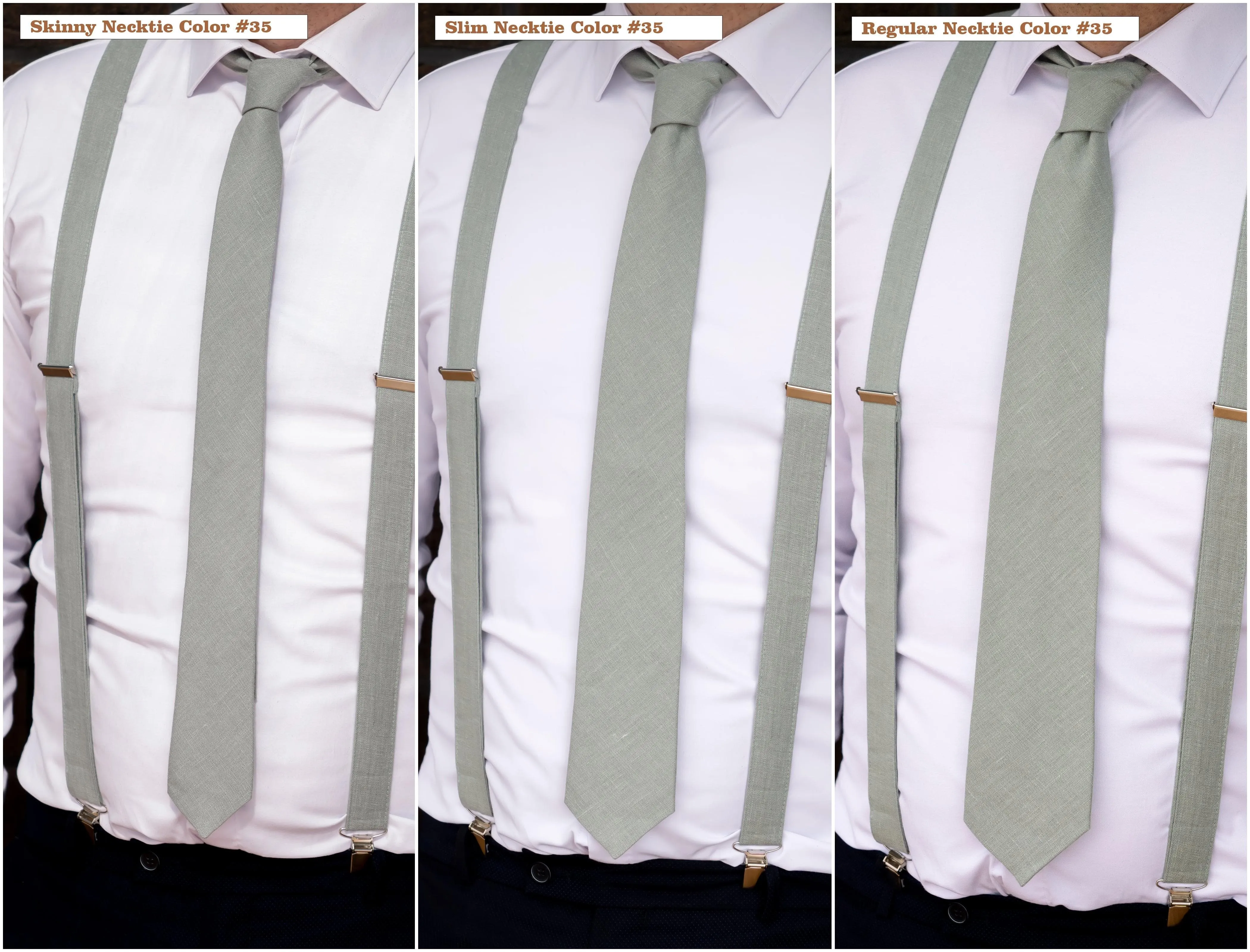 Sage green bow tie | Sage green linen bow tie