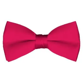 Solid Pre-Tied Fucshia Bow Tie