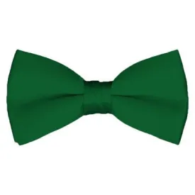 Solid Pre-Tied Kelly Green Bow Tie