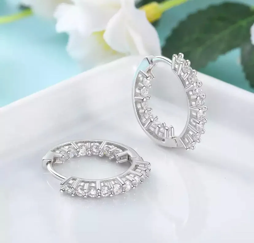 Sparkling CZ earrings