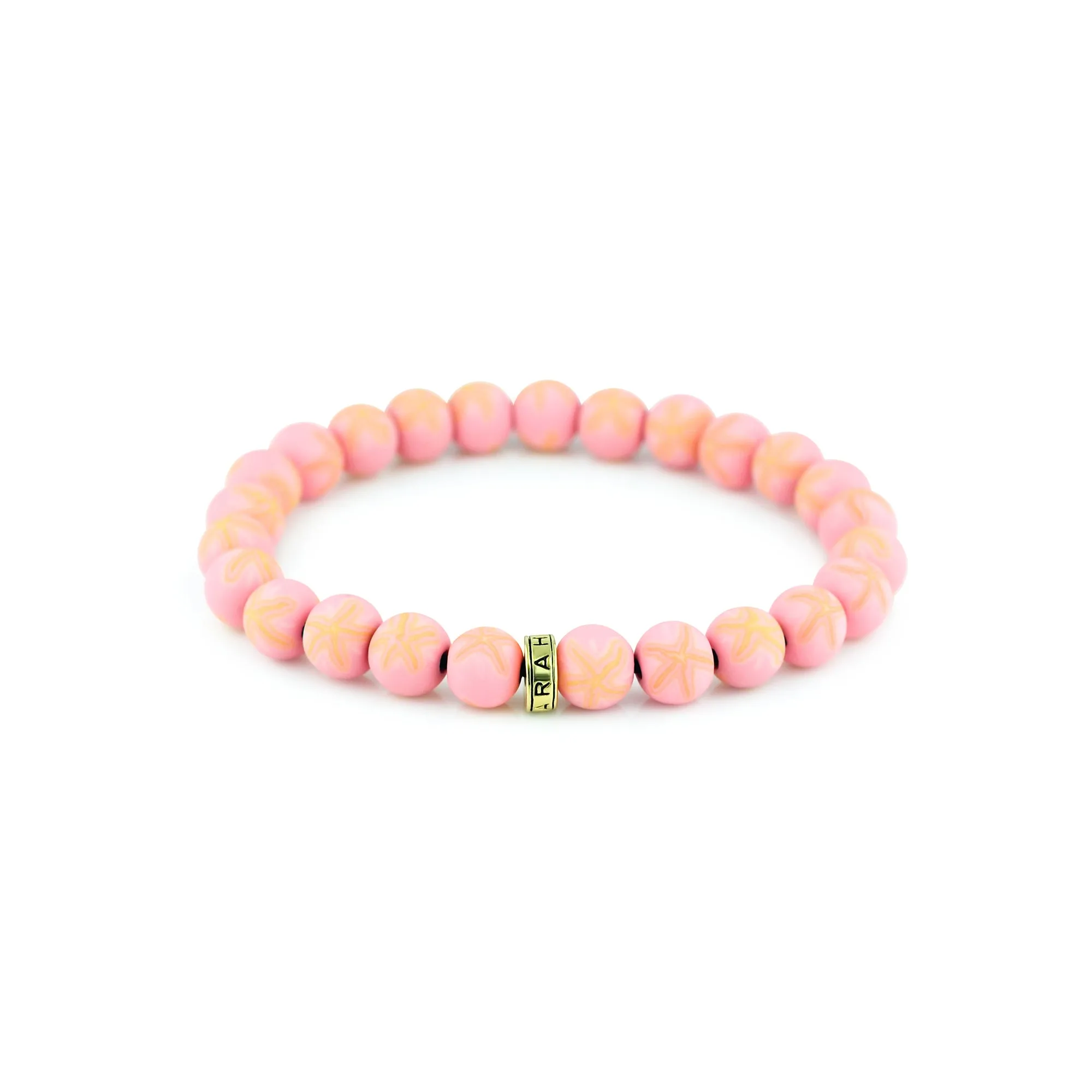 Strawberry Sand Stack Bracelet